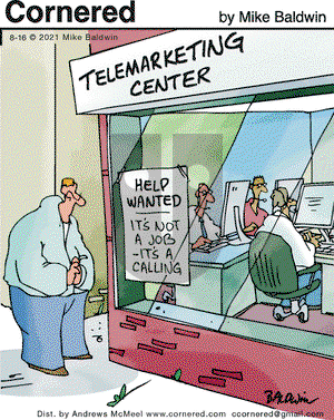Cornered on Monday August 16, 2021 Comic Strip