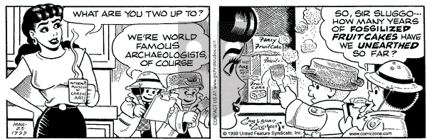 Nancy on Tuesday March 23, 1999 Comic Strip