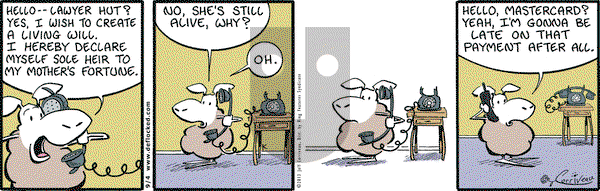 DeFlocked on Wednesday September 4, 2013 Comic Strip