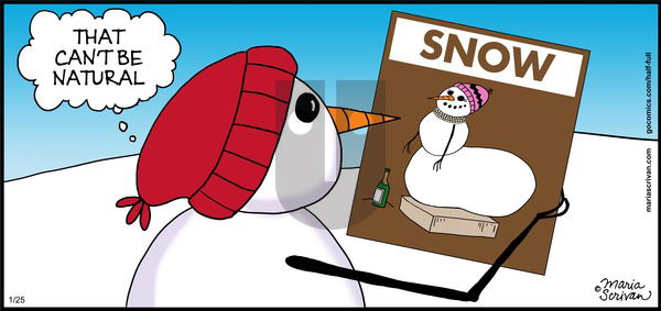 Half Full on Sunday January 25, 2015 Comic Strip