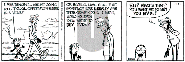 Grand Avenue on Thursday November 21, 2002 Comic Strip