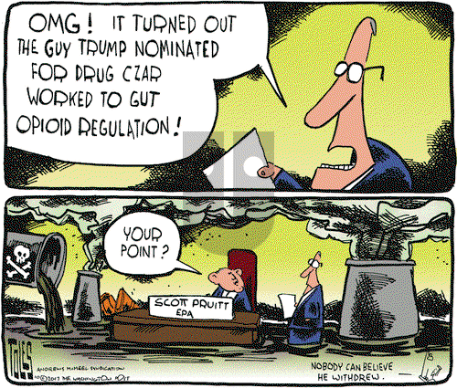 Tom Toles on Wednesday October 18, 2017 Comic Strip