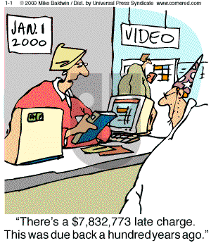 Cornered on Saturday January 1, 2000 Comic Strip