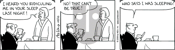 The Born Loser on Friday October 10, 2008 Comic Strip