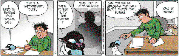 Get Fuzzy on Monday March 31, 2003 Comic Strip