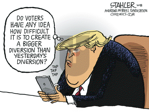 Jeff Stahler on Friday May 4, 2018 Comic Strip