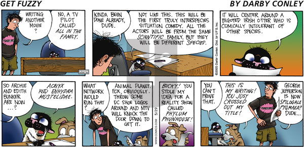 Get Fuzzy on Sunday May 29, 2005 Comic Strip