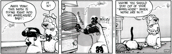 Get Fuzzy on Thursday December 20, 2001 Comic Strip
