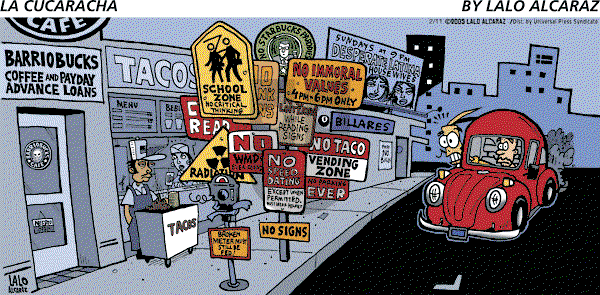 La Cucaracha on Sunday February 11, 2007 Comic Strip