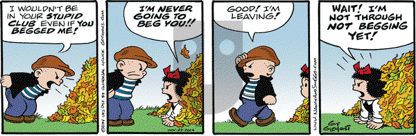 Nancy on Saturday November 22, 2014 Comic Strip