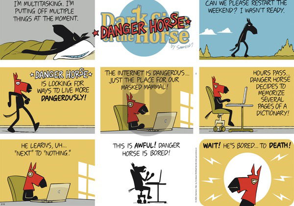 Dark Side of the Horse on Sunday March 16, 2025 Comic Strip