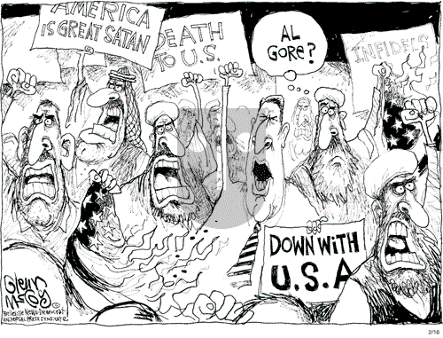 Glenn McCoy on Thursday February 16, 2006 Comic Strip