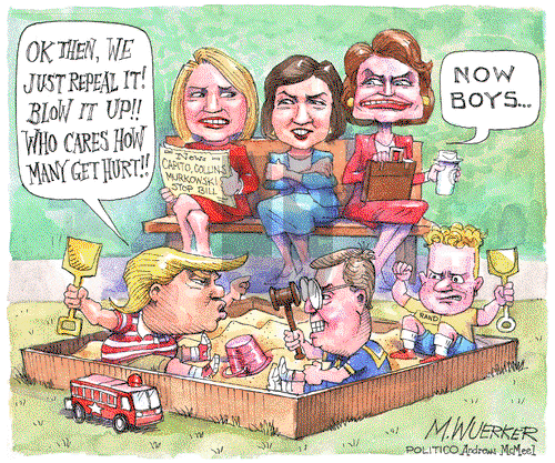 Matt Wuerker - Thursday July 20, 2017 Comic Strip