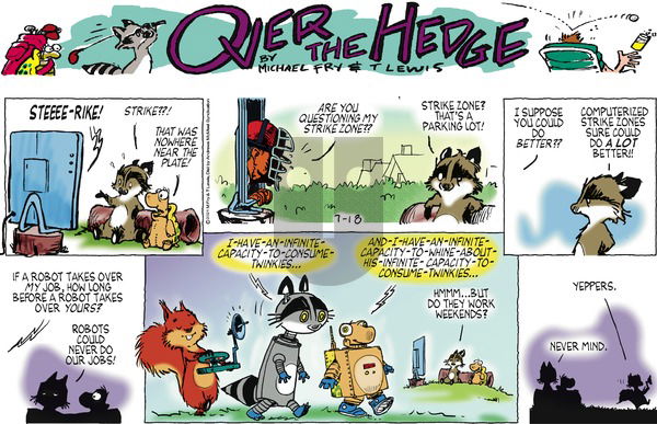 Over the Hedge on Sunday July 18, 2021 Comic Strip
