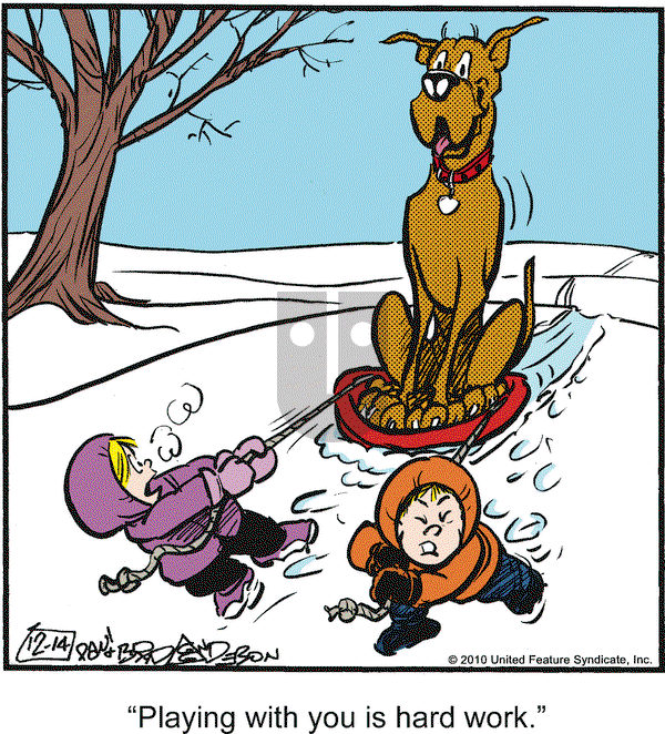 Marmaduke on Tuesday December 14, 2010 Comic Strip