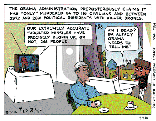 Ted Rall on Thursday July 7, 2016 Comic Strip