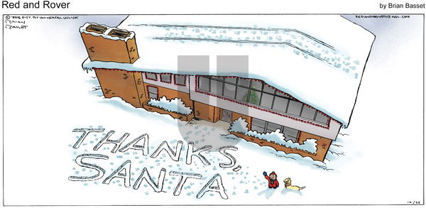 Red and Rover on Sunday December 25, 2016 Comic Strip