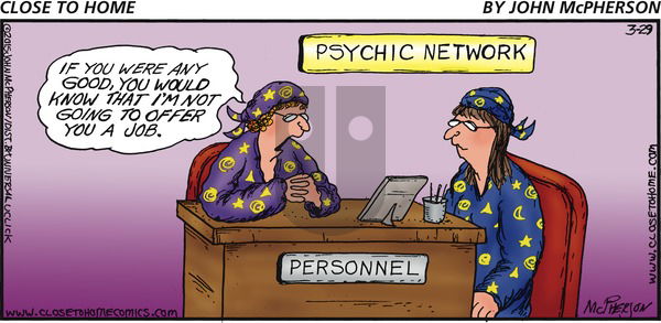 Close to Home on Sunday March 29, 2015 Comic Strip