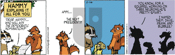 Over the Hedge on Tuesday February 26, 2008 Comic Strip