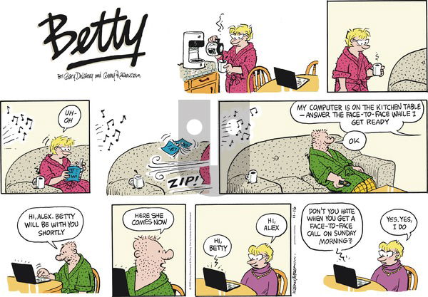 Betty on Sunday November 16, 2025 Comic Strip