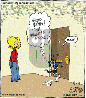 Kit 'N' Carlyle on Monday April 18, 2011 Comic Strip