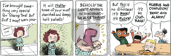 Cul de Sac on Tuesday April 3, 2012 Comic Strip