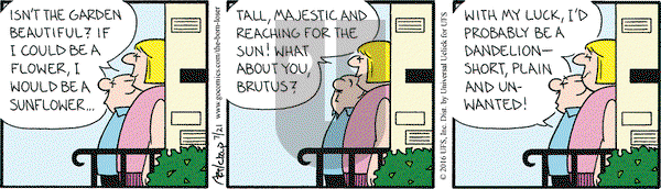 The Born Loser on Thursday July 21, 2016 Comic Strip
