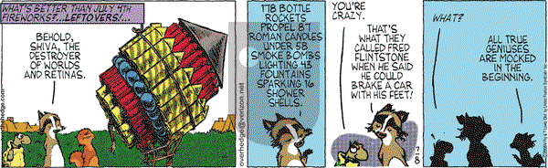 Over the Hedge on Tuesday July 8, 2008 Comic Strip