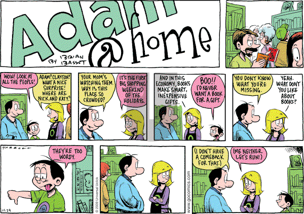 Adam@Home on Sunday November 29, 2009 Comic Strip