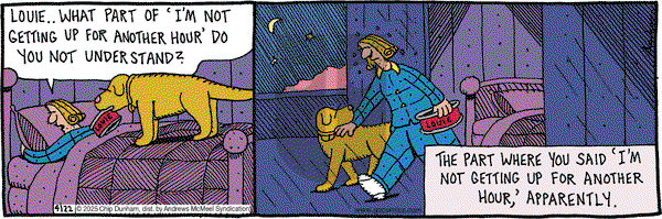 Overboard on Tuesday April 22, 2025 Comic Strip
