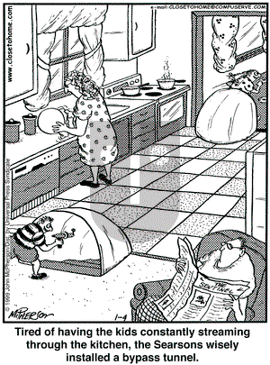 Close to Home on Monday January 4, 1999 Comic Strip