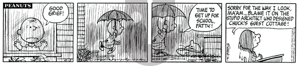 Peanuts on Sunday November 6, 1977 Comic Strip