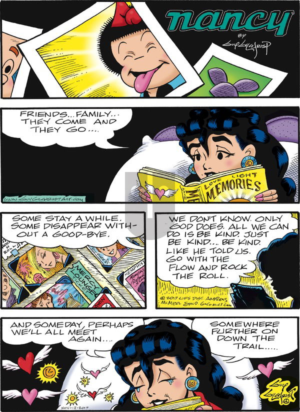 Nancy on Sunday November 12, 2017 Comic Strip