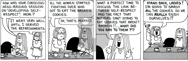 Cathy Classics on Friday December 7, 1979 Comic Strip