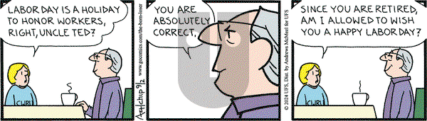 The Born Loser on Monday September 2, 2024 Comic Strip