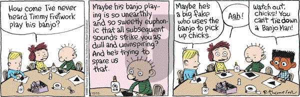 Cul de Sac on Tuesday October 15, 2019 Comic Strip
