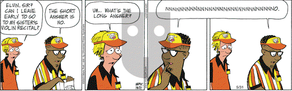 Lucky Cow on Saturday May 31, 2003 Comic Strip