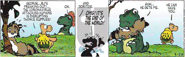 Over the Hedge on Friday March 20, 2020 Comic Strip