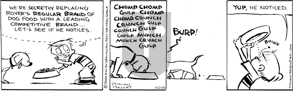 Red and Rover on Tuesday April 22, 2008 Comic Strip