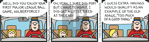 The Born Loser on Friday July 28, 2023 Comic Strip