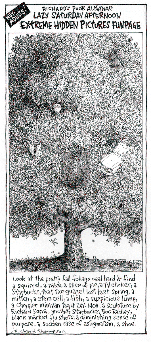 Richard's Poor Almanac on Saturday September 19, 2015 Comic Strip