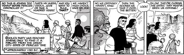 Alley Oop on Monday April 27, 1970 Comic Strip