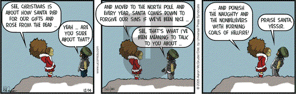 The Boondocks on Wednesday December 14, 2005 Comic Strip