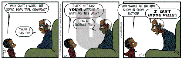 The Boondocks on Wednesday February 11, 2004 Comic Strip