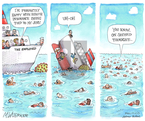 Matt Wuerker - Thursday April 16, 2020 Comic Strip