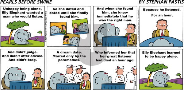 Pearls Before Swine on Sunday November 9, 2014 Comic Strip