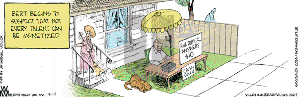 Non Sequitur on Monday April 14, 2014 Comic Strip