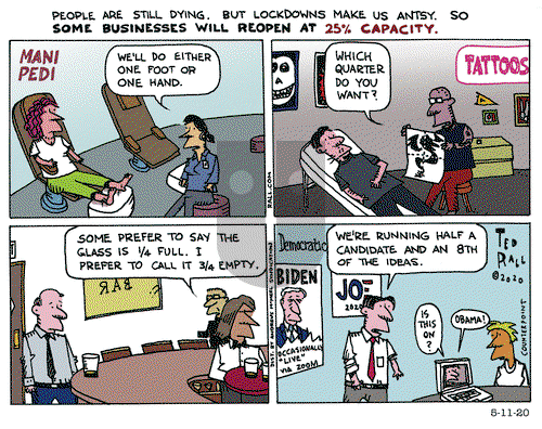 Ted Rall on Monday May 11, 2020 Comic Strip