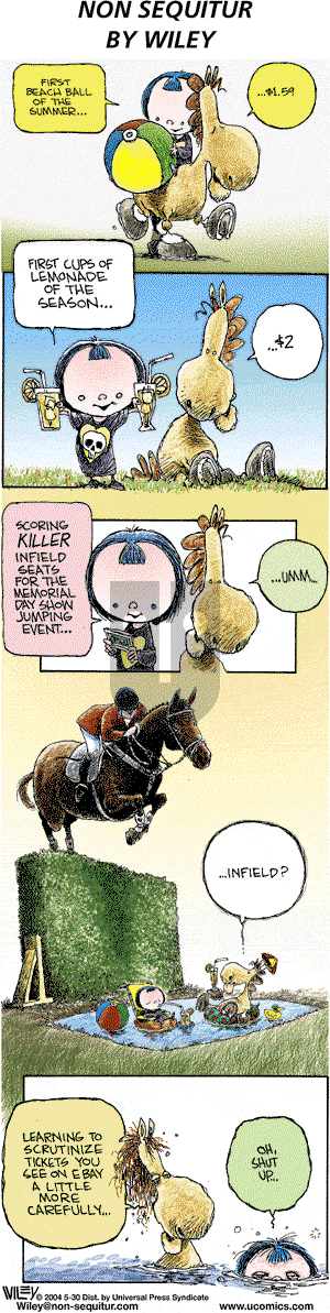Non Sequitur on Sunday May 30, 2004 Comic Strip