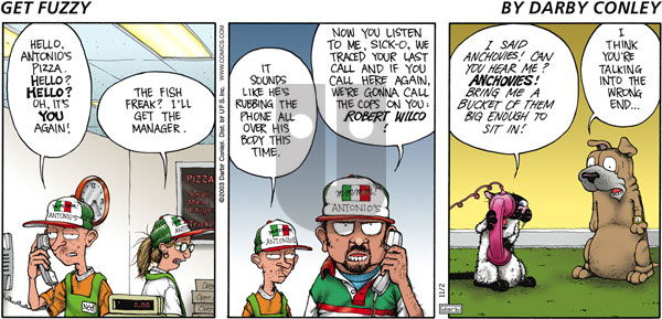 Get Fuzzy on Wednesday October 26, 2005 Comic Strip